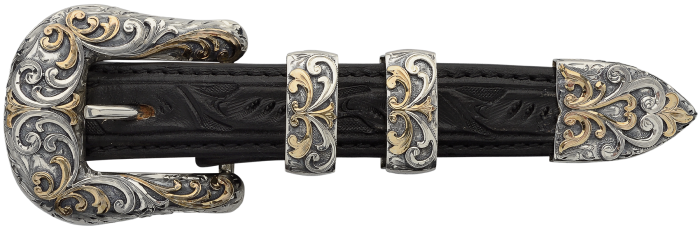 Ponderosa 1 inch Buckle Set 071 316 5 Forever West by FM Stelzig