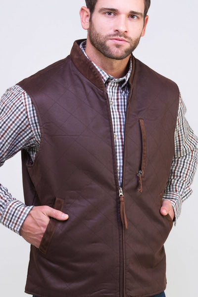 Quilted Zip Front Vest
