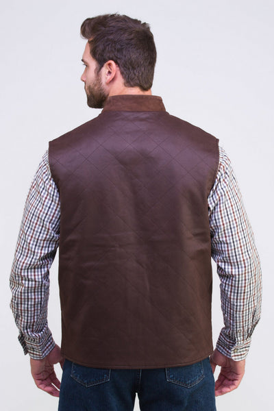 Quilted Zip Front Vest
