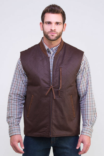 Quilted Zip Front Vest